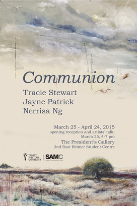 art exhibition poster, Jayne Patrick